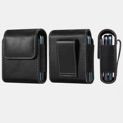 Mini PU Waist Bag EDC Pouch for Samsung Z Flip 3 Moto Razr