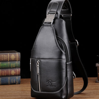 Men Casual Travel Crossbody Chest Sling Bag One Shoulder Strap Bag