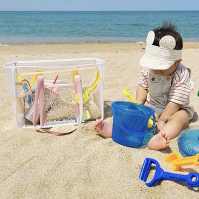 Large Capacity Waterproof Clear PVC Beach Bag Tote Shoulder Handbag