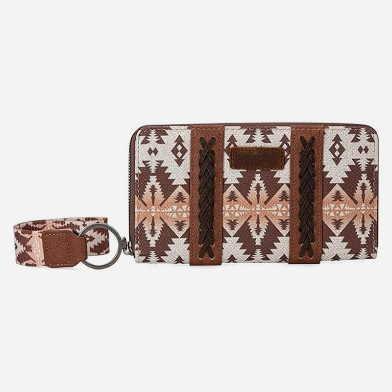 Bohemian Wallet Vintage Canvas Ethnic Style Small Clutch For Women