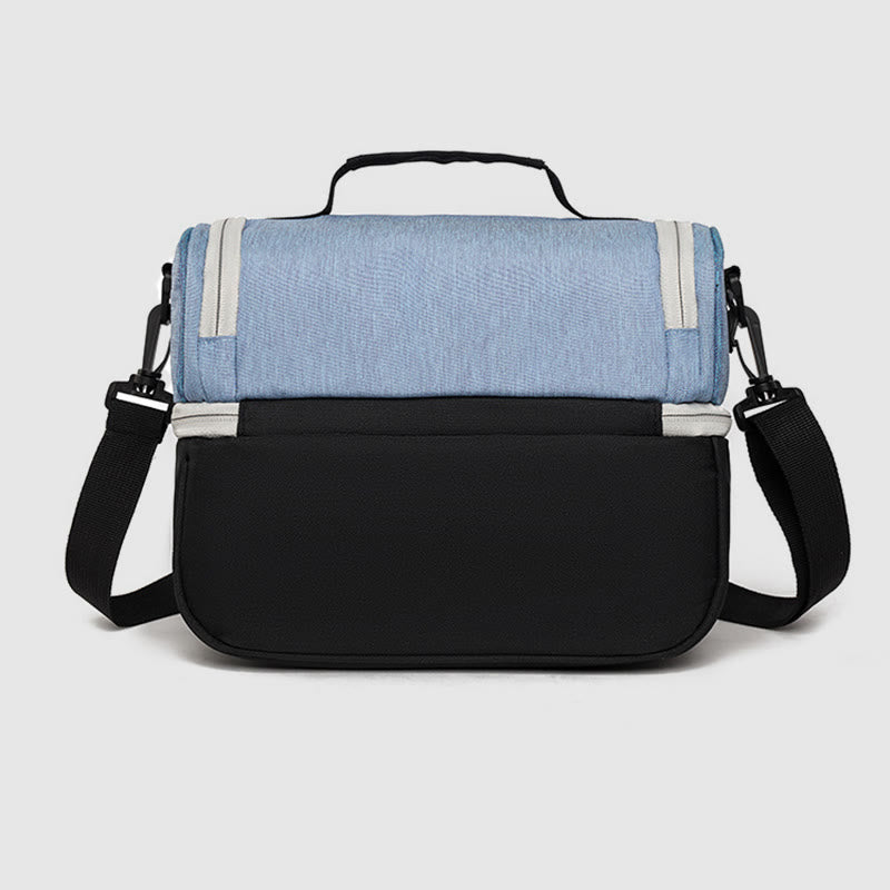 Cooler Bag For Outing Double Layer Insulation Crossbody Picnic Bag