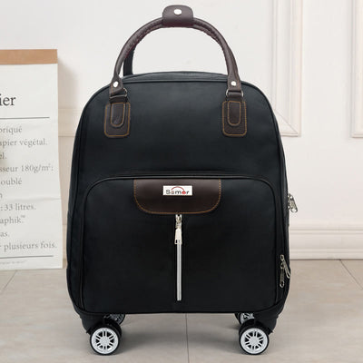 Pull Rod Travel Suitcase Unisex Large Waterproof Duffel Bag