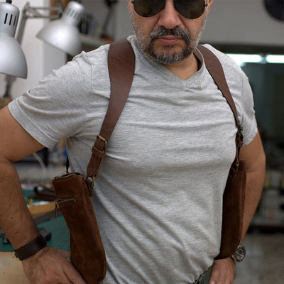 Outdoor Underarm Strap Holster For Men Adjustable Vest Pouch Bag