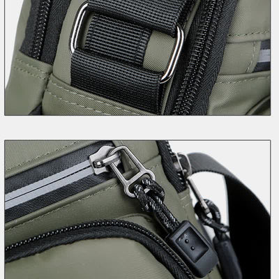 Messenger Bag Shoulder Bags Man Purses Multi-Pocket Small Crossbody Bag