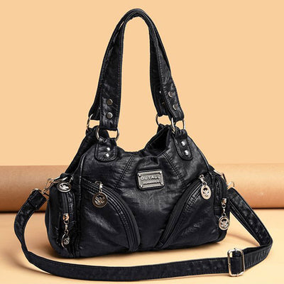 Vintage Genuine Leather Elegant Multifunctional Handbag