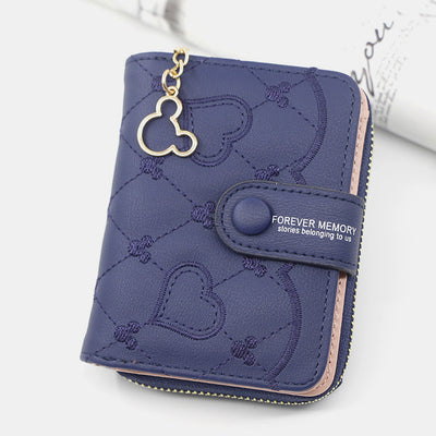 Cute Embroidery Wallet With Coin Purse