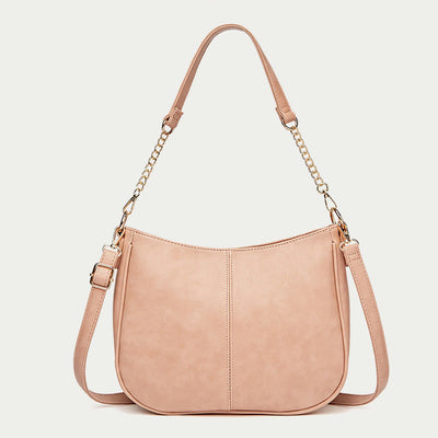 Shoulder Bag For Women Double Strape Elegant PU Leather Bag