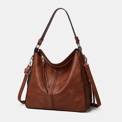 Solid Color Vintage Large Tote