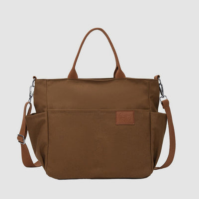 Simple Tote Bag For Women Daily Portable Canvas Crossbody Bag