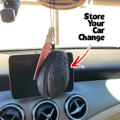 Creative Coin Purse Vivid Cartoon Avocado Shape Wallet Pouch