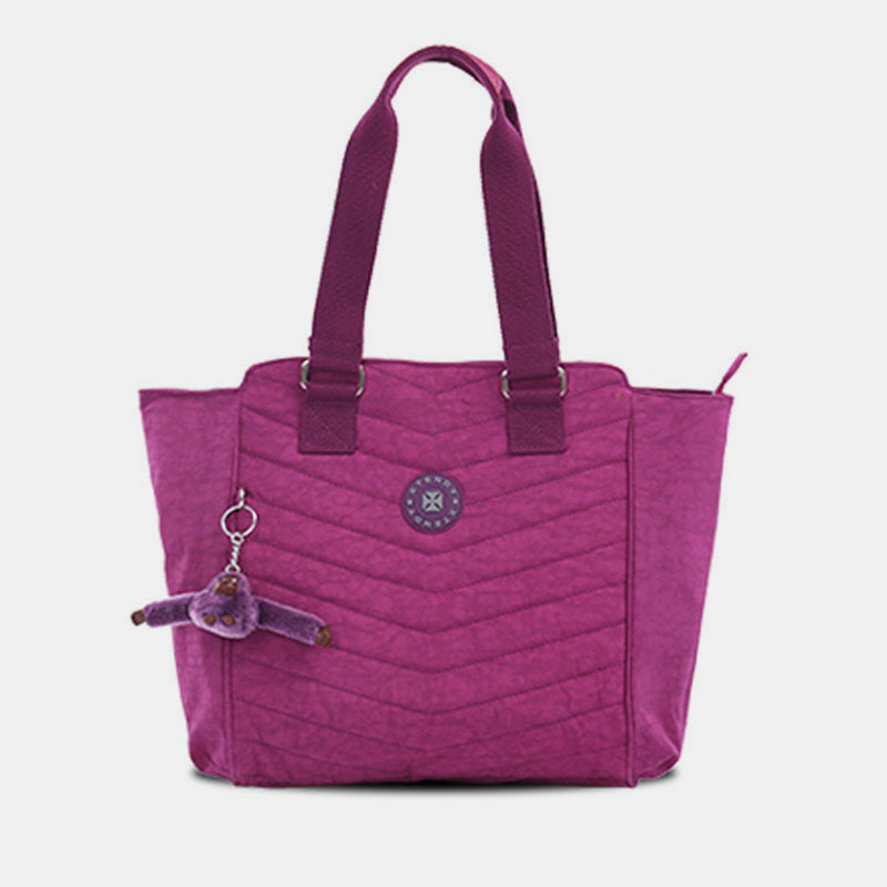 Nylon Tote for Women Waterproof Large Quilted Shoulder Bag Handbag Purse