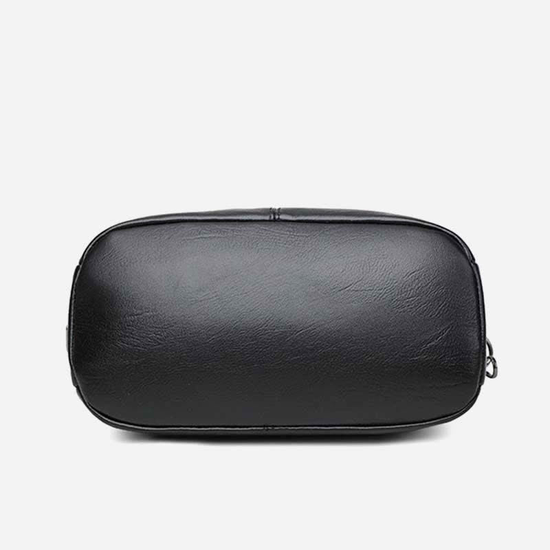 Multi-Compartment Small Casual Faux Leather Crossbody Bag Handbag
