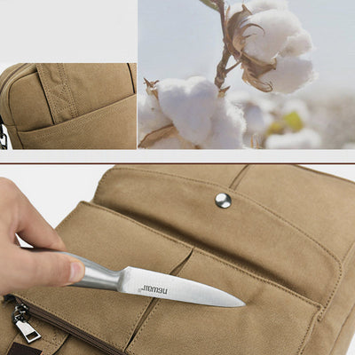 Multi-Carry Large Capacity Canvas Messenger Bag Handbag