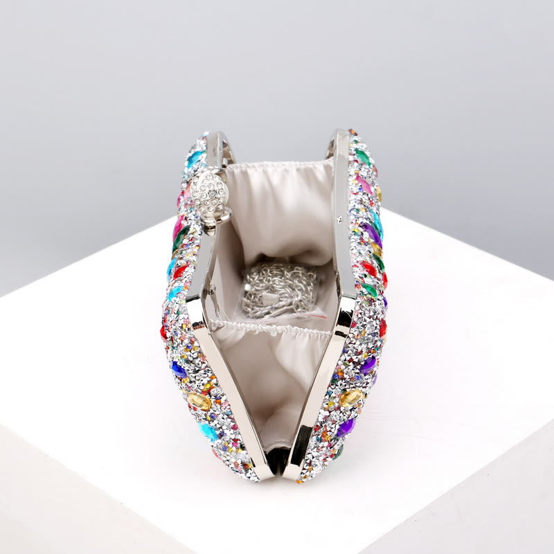 Diamond Encrusted Dinner Bag For Party Fashion Banquet Evening Bag