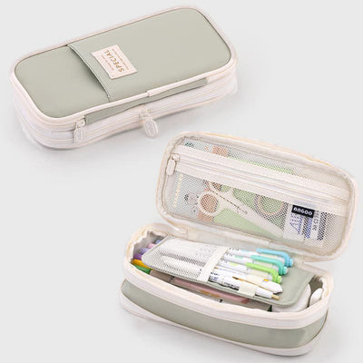 Pencil Case For Study Color Matching Large Capacity Pencil Bag