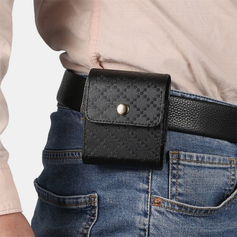 Mini PU Waist Bag EDC Pouch for Samsung Z Flip 3 Moto Razr