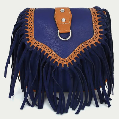 Bohemia Crossbody Bag For Women Vintage Tassel Shoulder Bag