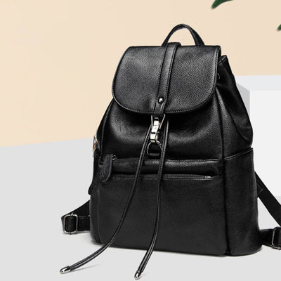 Backpack For Women Lychee Pattern Large Capacity Leisure Travel Day pack
