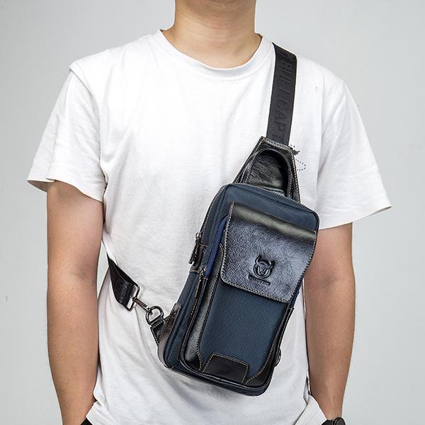 Genuine Leather Casual Fashion Chest Bag