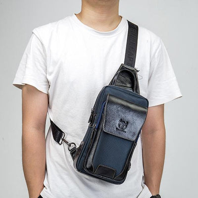 Genuine Leather Casual Fashion Chest Bag
