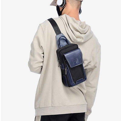 Genuine Leather Casual Fashion Chest Bag