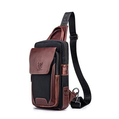 Genuine Leather Casual Fashion Chest Bag