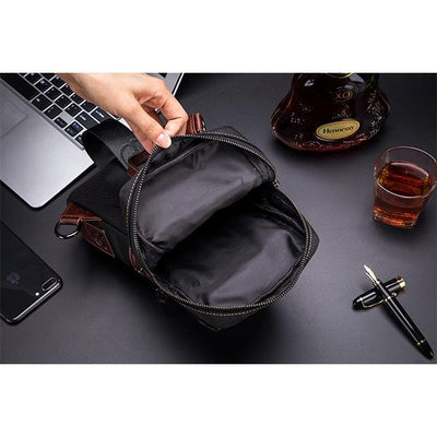Genuine Leather Casual Fashion Chest Bag
