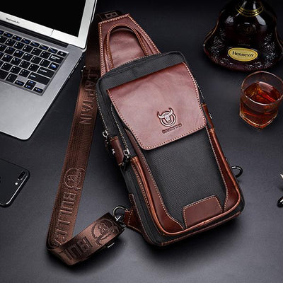 Genuine Leather Casual Fashion Chest Bag