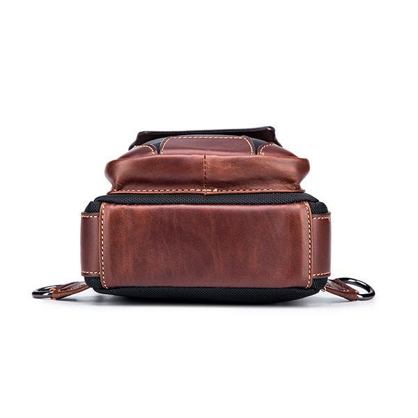 Genuine Leather Casual Fashion Chest Bag