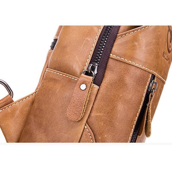 Genuine Leather Casual Sport Sling Bag