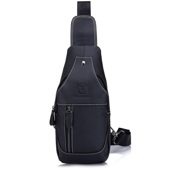 Genuine Leather Casual Sport Sling Bag