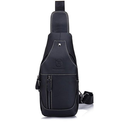 Genuine Leather Casual Sport Sling Bag