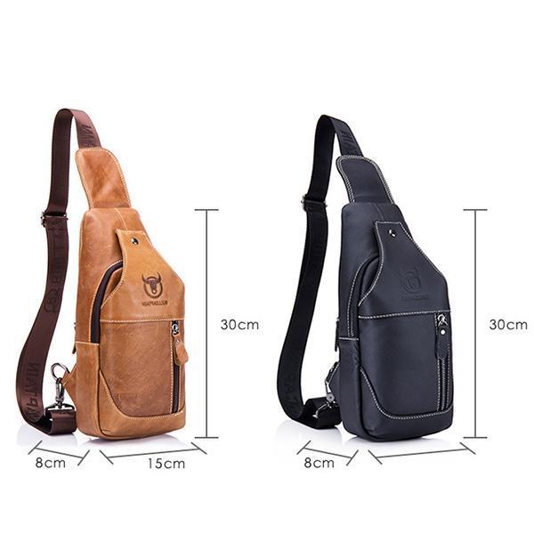 Genuine Leather Casual Sport Sling Bag