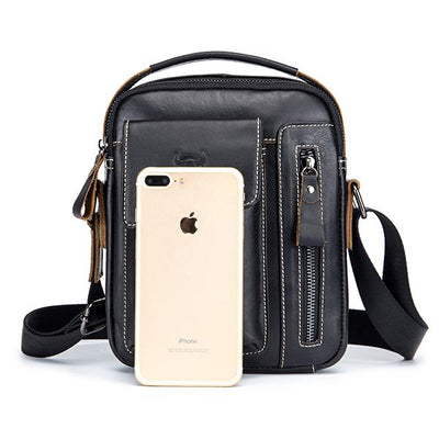 Genuine Leather Multifunctional Shoulder Bag
