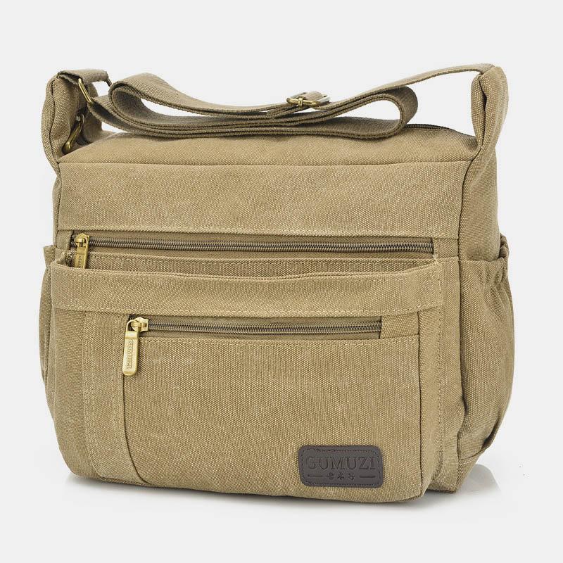 Large Capacity Canvas Casual Shoulder Crossbody Bag