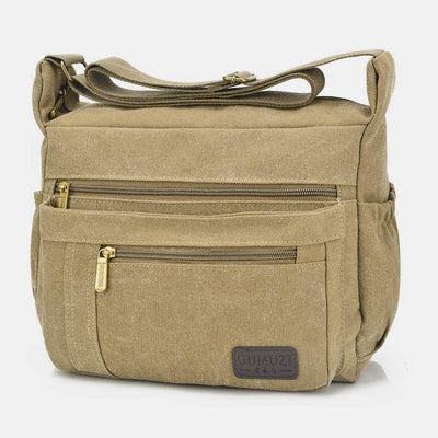 Large Capacity Canvas Casual Shoulder Crossbody Bag