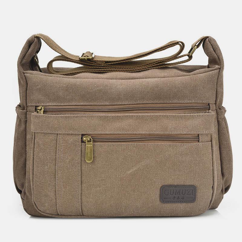 Large Capacity Canvas Casual Shoulder Crossbody Bag