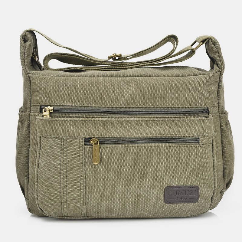Large Capacity Canvas Casual Shoulder Crossbody Bag
