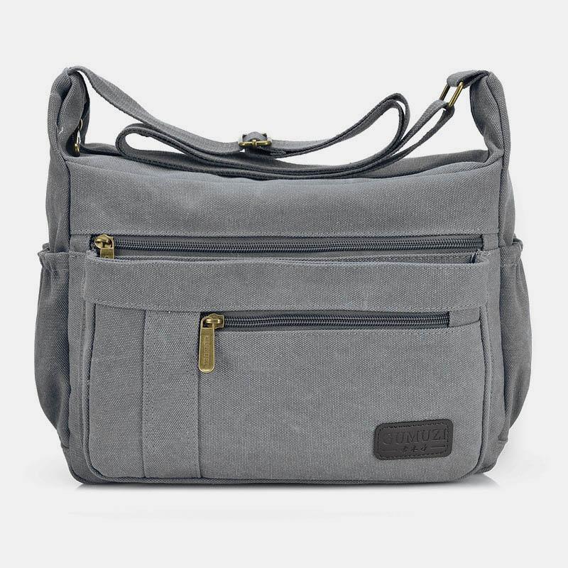 Large Capacity Canvas Casual Shoulder Crossbody Bag