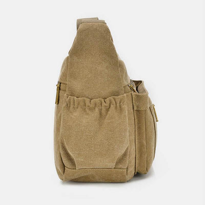 Large Capacity Canvas Casual Shoulder Crossbody Bag