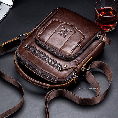 Men's Casual Leather Business Vintage Crossbody Bag