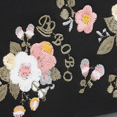 Multi-Pocket Flower Embroideried Handbag Crossbody Bag