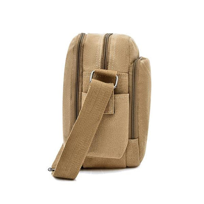 Multi-Slot Vintage Travel Crossbody Bag