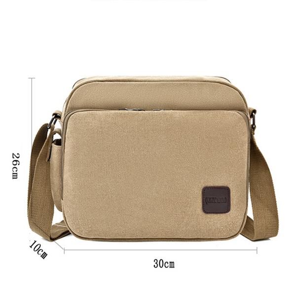 Multi-Slot Vintage Travel Crossbody Bag