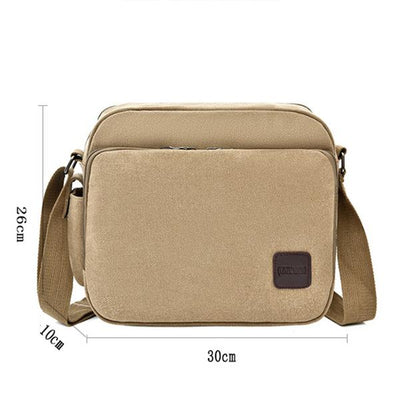 Multi-Slot Vintage Travel Crossbody Bag