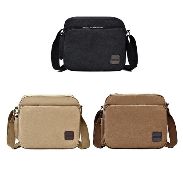 Multi-Slot Vintage Travel Crossbody Bag
