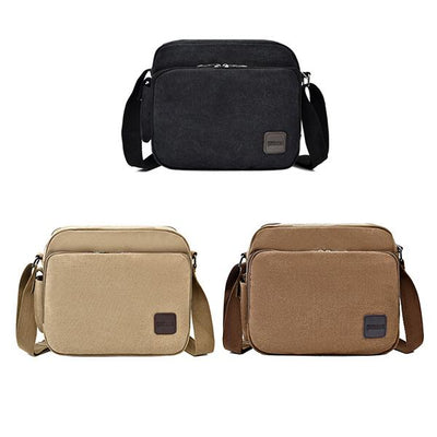 Multi-Slot Vintage Travel Crossbody Bag