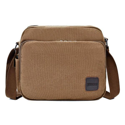 Multi-Slot Vintage Travel Crossbody Bag