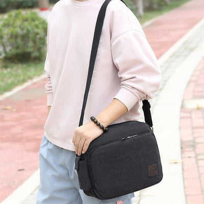 Multi-Slot Vintage Travel Crossbody Bag