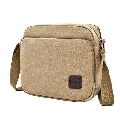 Multi-Slot Vintage Travel Crossbody Bag